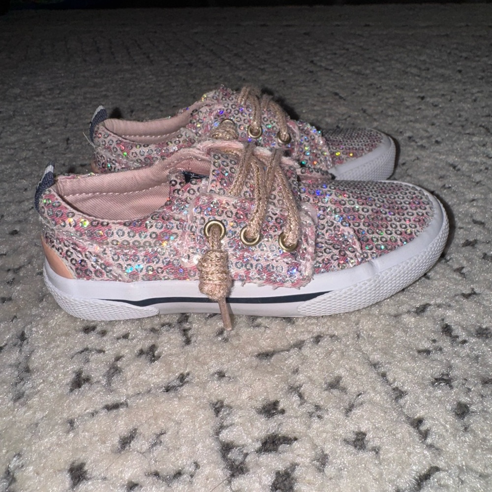 Sperry Sparkle Toddler boat shoes